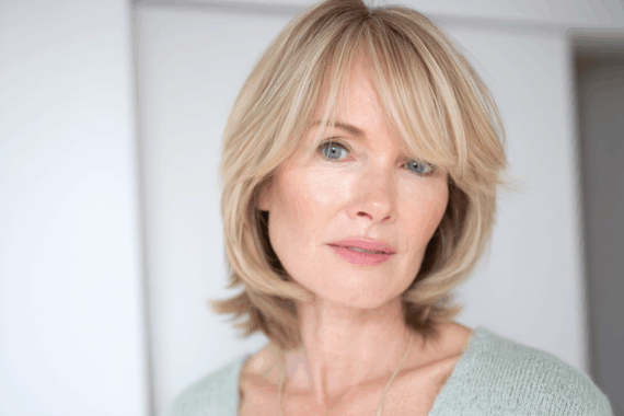 Medium-Length Blonde Haircuts for Women Over 40
